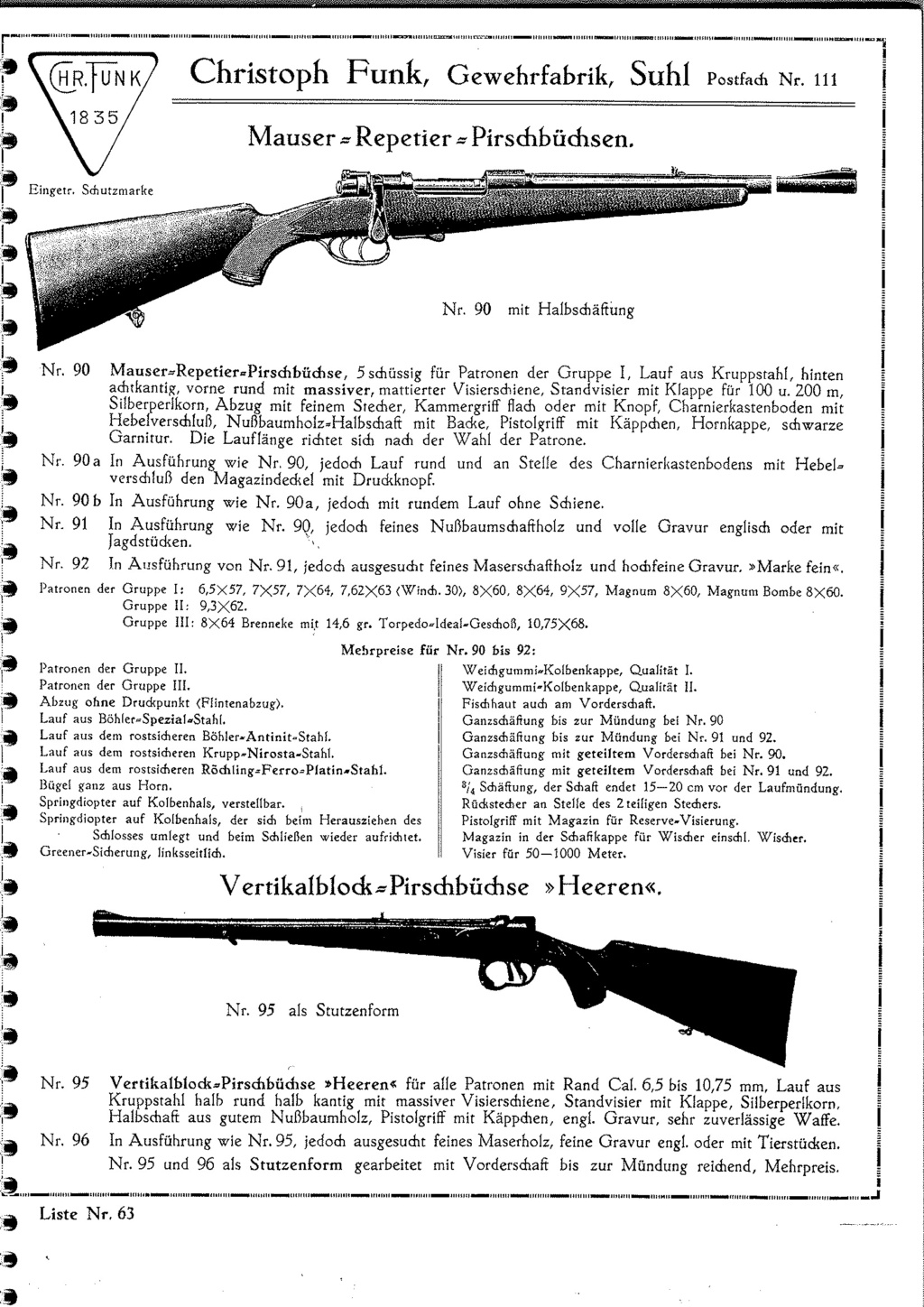 Mauser 98 signé Christoph Funk à Suhl  - Page 2 2494_010