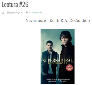 LECTURA N° 26 - KEITH R.A. DECANDIDO - SUPERNATURAL (1) NEVERMORE Lectu221
