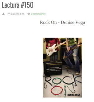 LECTURA N° 150 - DENISE VEGA - ROCK ON Lectu361