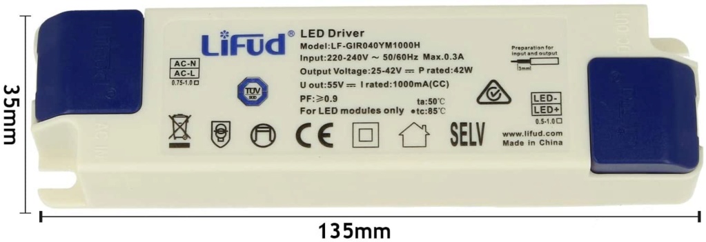 diminuer l'intensité lumineuse d'un lustre à LED non dimmables Leddri10