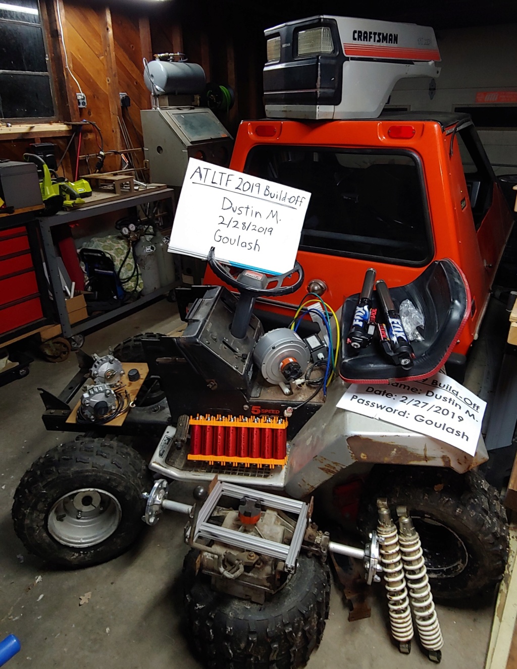 Dustin M's Wood-ED (Craftsman Electric Drive Woods Tractor) [2019 Build-Off Entry] 20190212