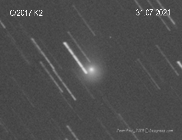 Comète C/2017 K2 (PANSTARRS) C2017k10