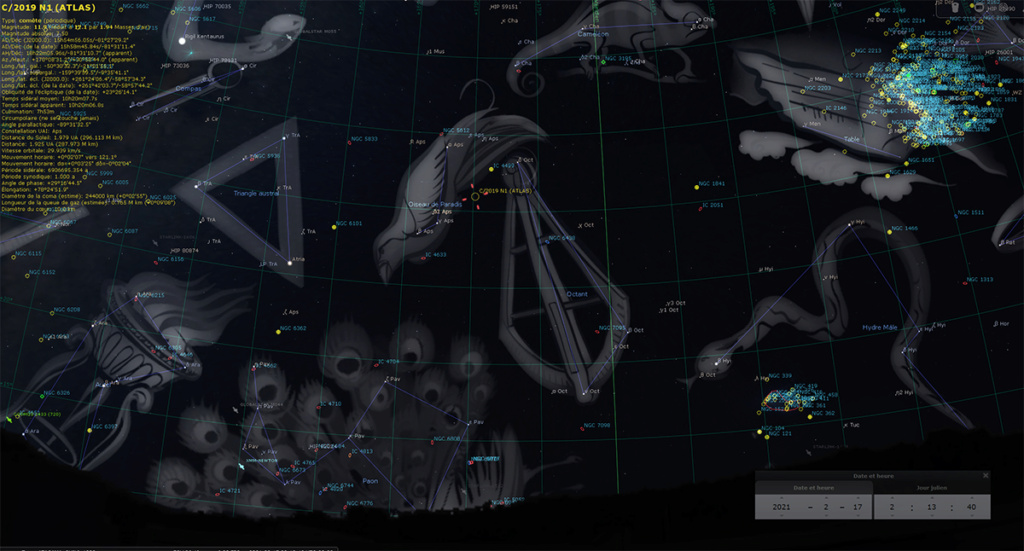 Comète C/2019 N1  (ATLAS) Stella10