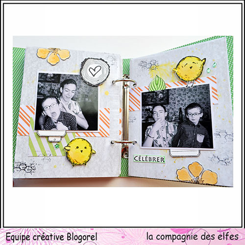 Mini album Pâques. Blogo102