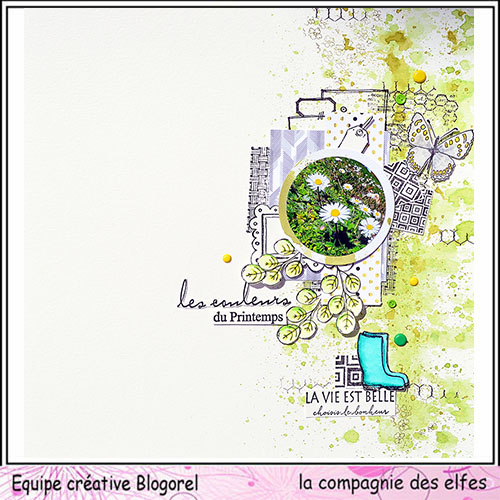 Sketch de scrap par Scrapanisé. Blogo134