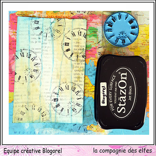 Tutoriel patouille & mixed media. Blogo375