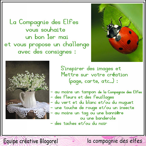 Challenge de Mai autour des petites clochettes du muguet ! –  blog.la-compagnie-des-elfes.fr