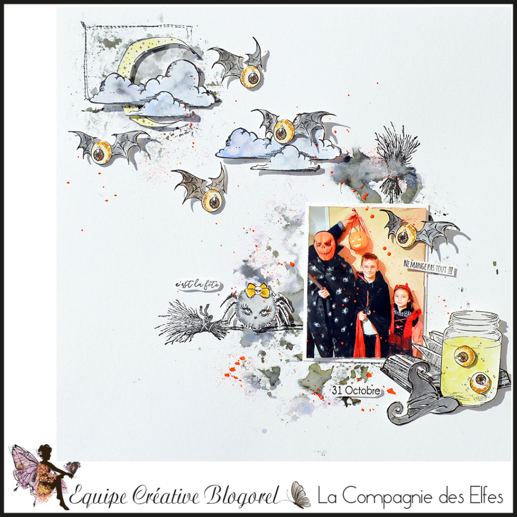 Pages scrap Octobre 2021. Blogo884