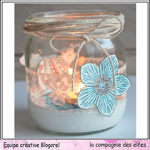 Photophore fait maison. Blogor64