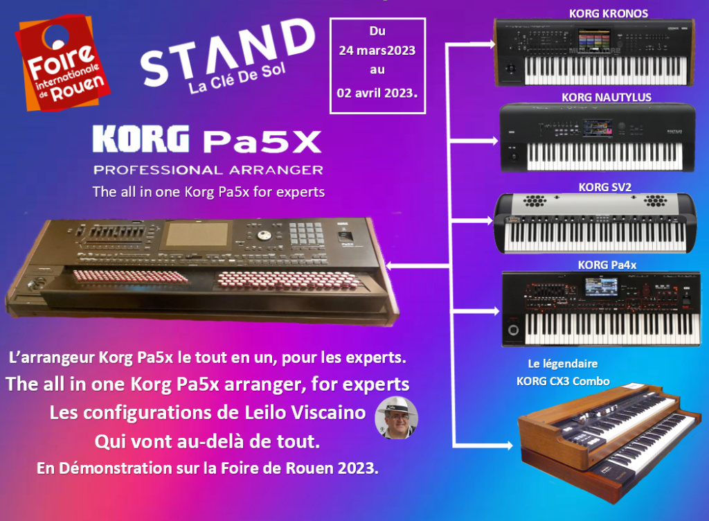 Korg Pa5x le Touit en Un Foired10