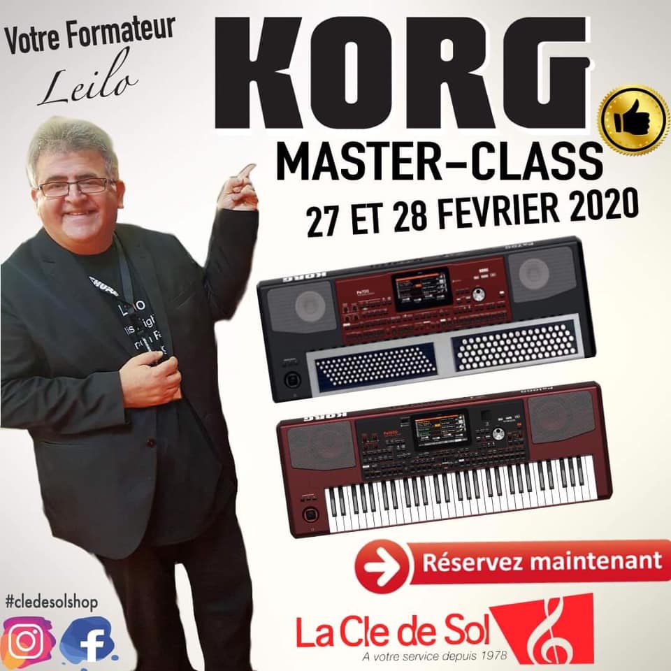 Masterclass Korg Séries Pa Master10