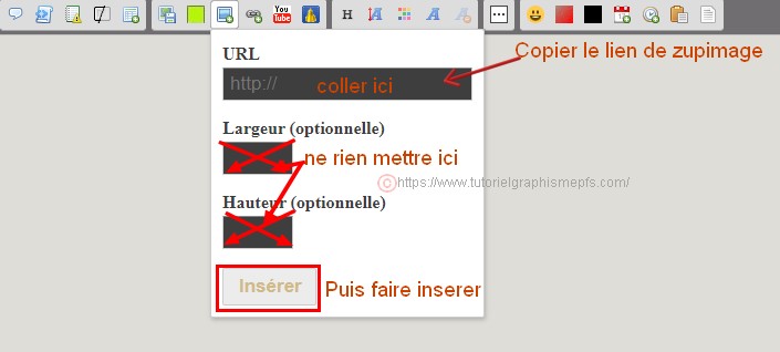 Comment héberger une image ou vidéo Zupima10