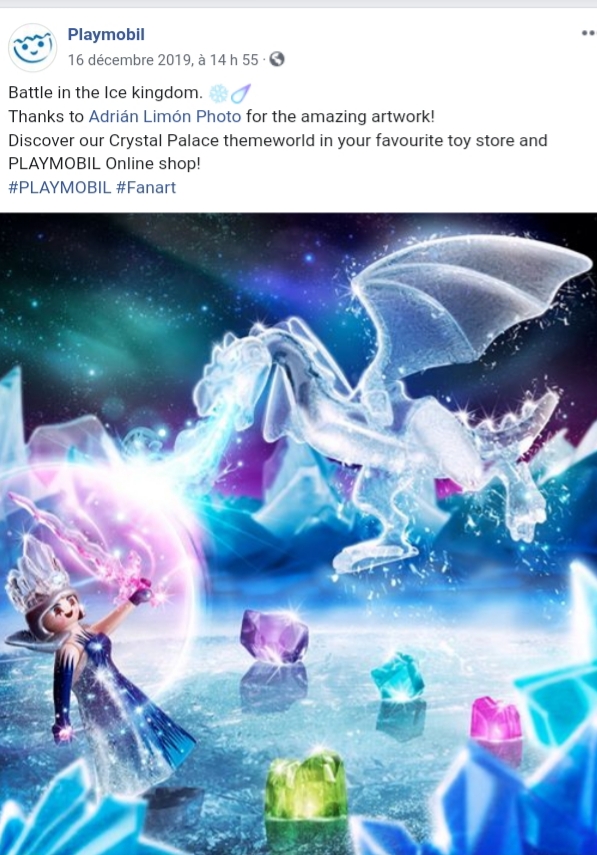 Compte officiel playmobil sur Facebook 20200115