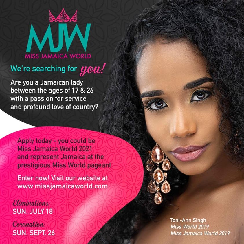 Road to Miss Jamaica World 2021 is is Khalia Hall 19440413