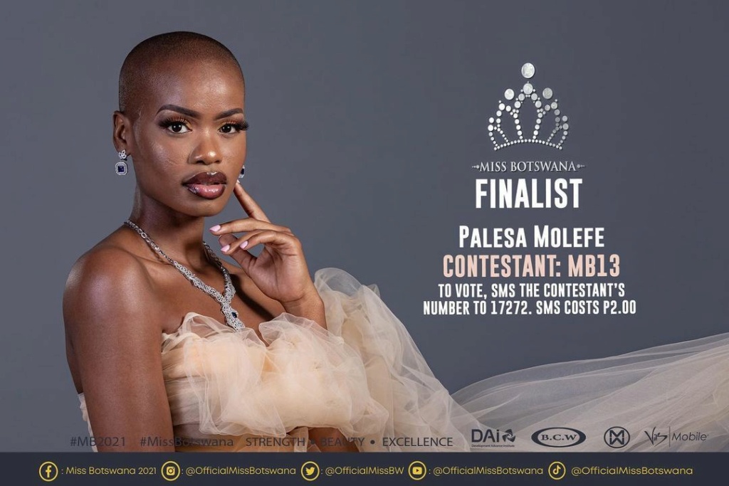 Miss Botswana 2021 is Palesa Molefe 24457510