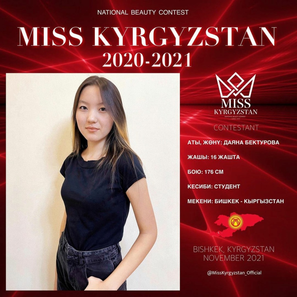 Road to Miss Kyrgyzstan World 2021 is Imashka Özlem "Imanli" Asanalieva 24630010