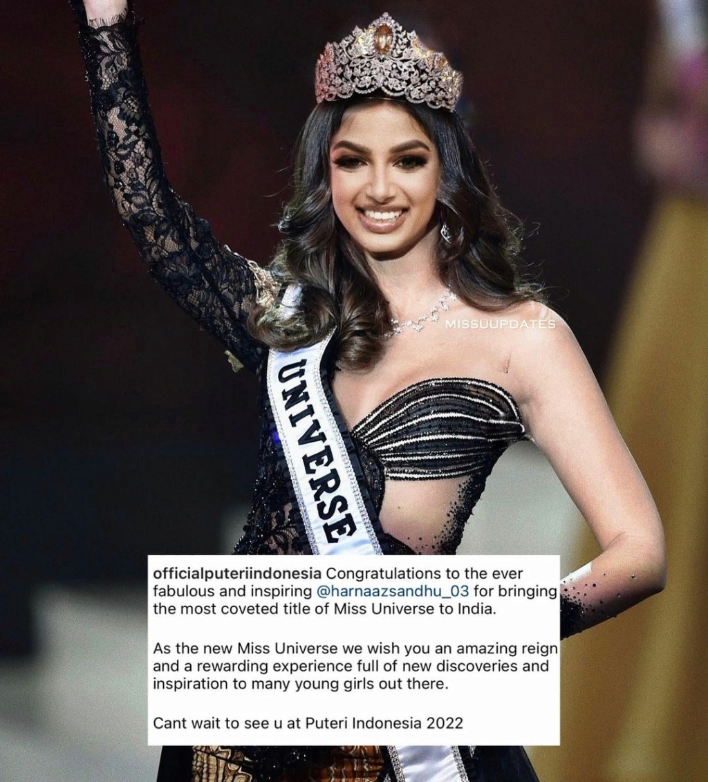 ♔ The Official Thread Of Miss Universe 2021 ®  Harnaaz Sandhu of India ♔ - Page 2 26760710