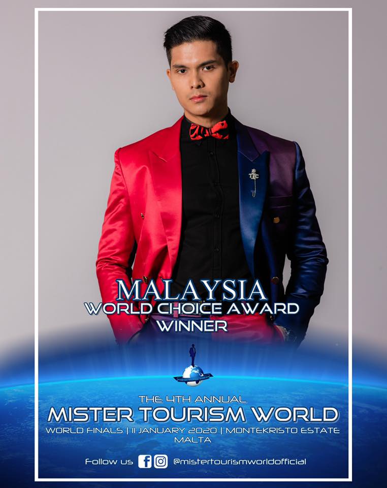 4TH MISTER TOURISM WORLD is Danial Hansen of MALAYSIA 82090310