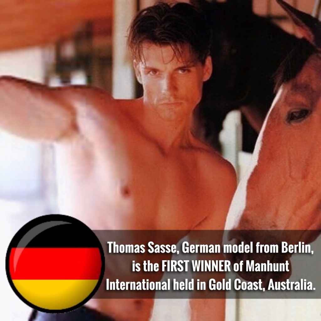 MANHUNT INTERNATIONAL 1993: Thomas Sasse from Germany Enligh10