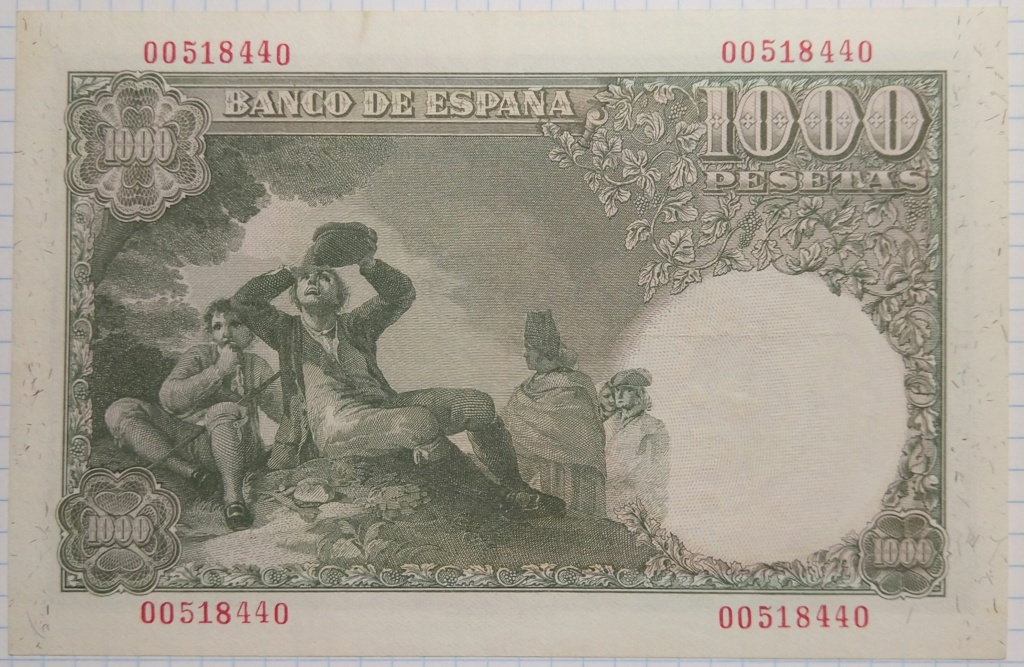1000 pesetas del 4 de noviembre de 1949 (Santillán) 1000_d19
