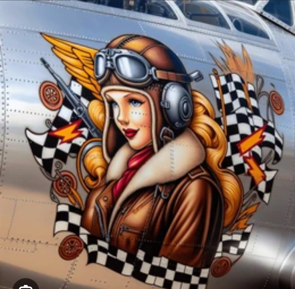 Nose art plane Img_4733