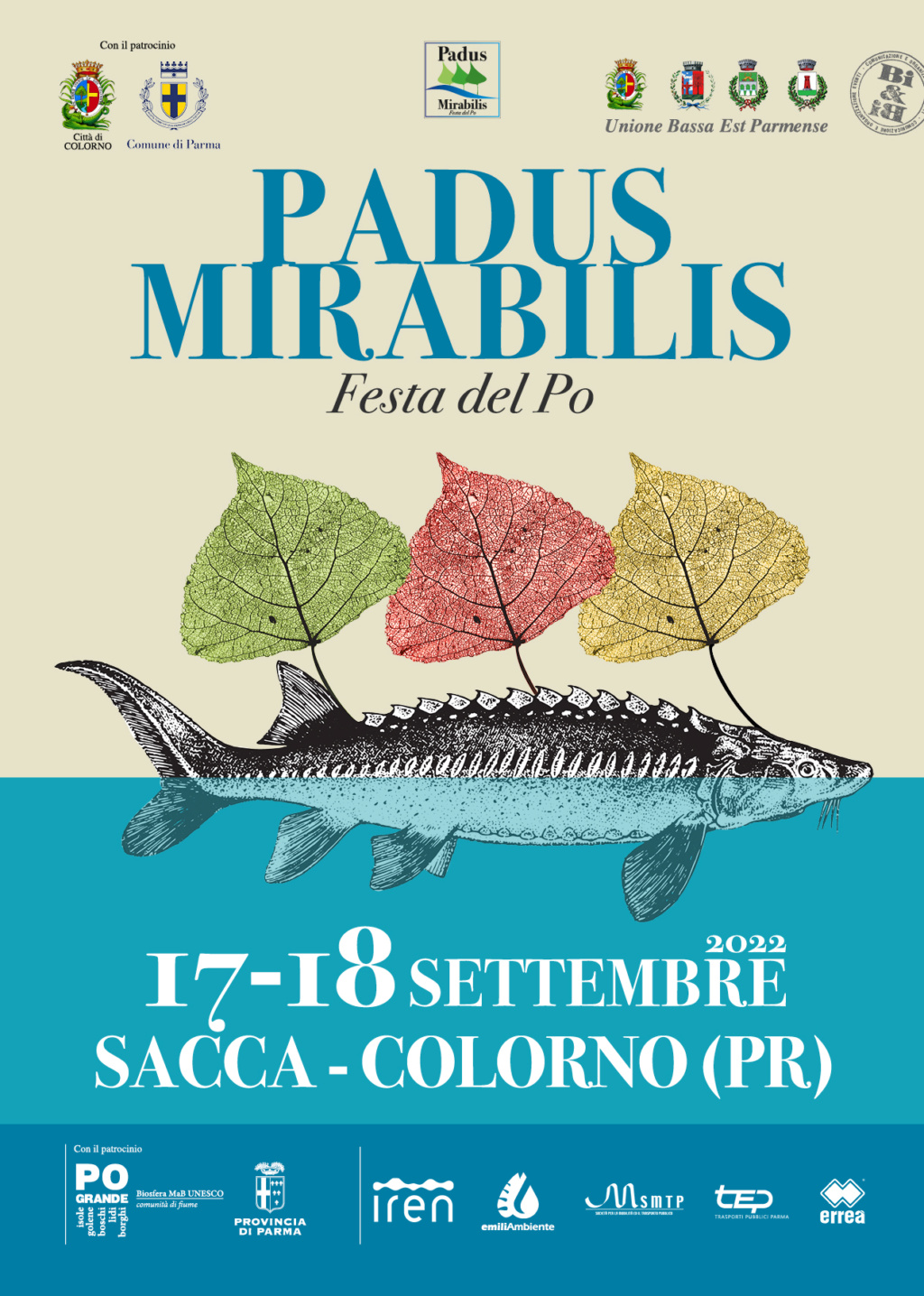 PADUS MIRABILIS - Festa Del Po | 17-18 SETTEMBRE 2022 | Sacca di Colorno (PR) Cartol10