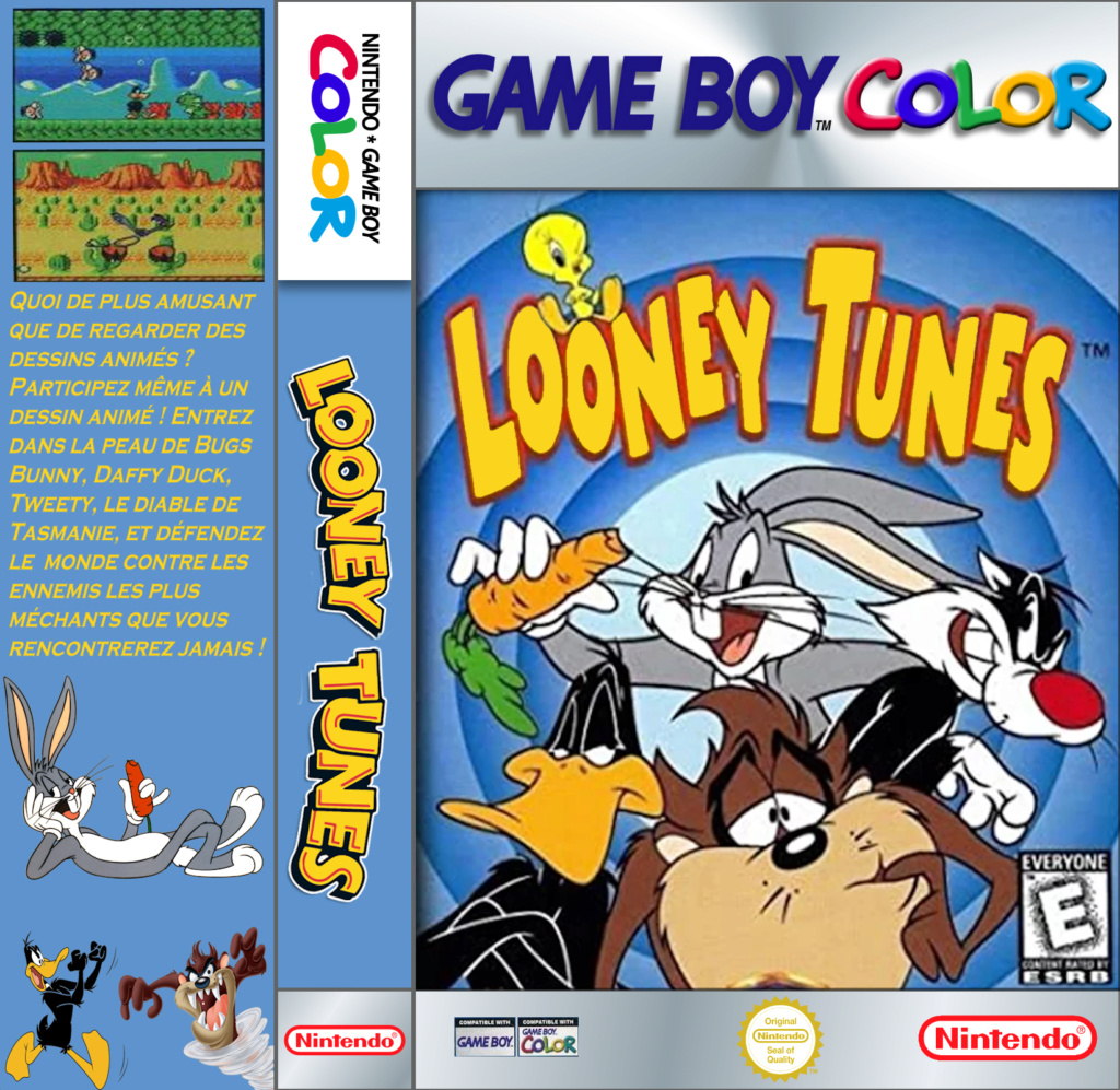 Jaquettes pour boitiers K7 (GB, GBA, GG, PSP... ) - Page 21 Looney10