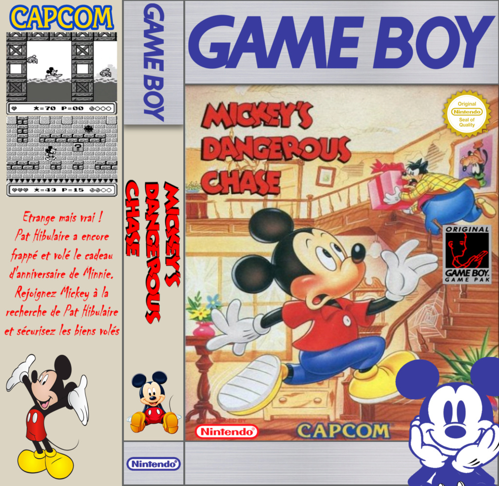 Jaquettes pour boitiers K7 (GB, GBA, GG, PSP... ) - Page 18 Mickey10