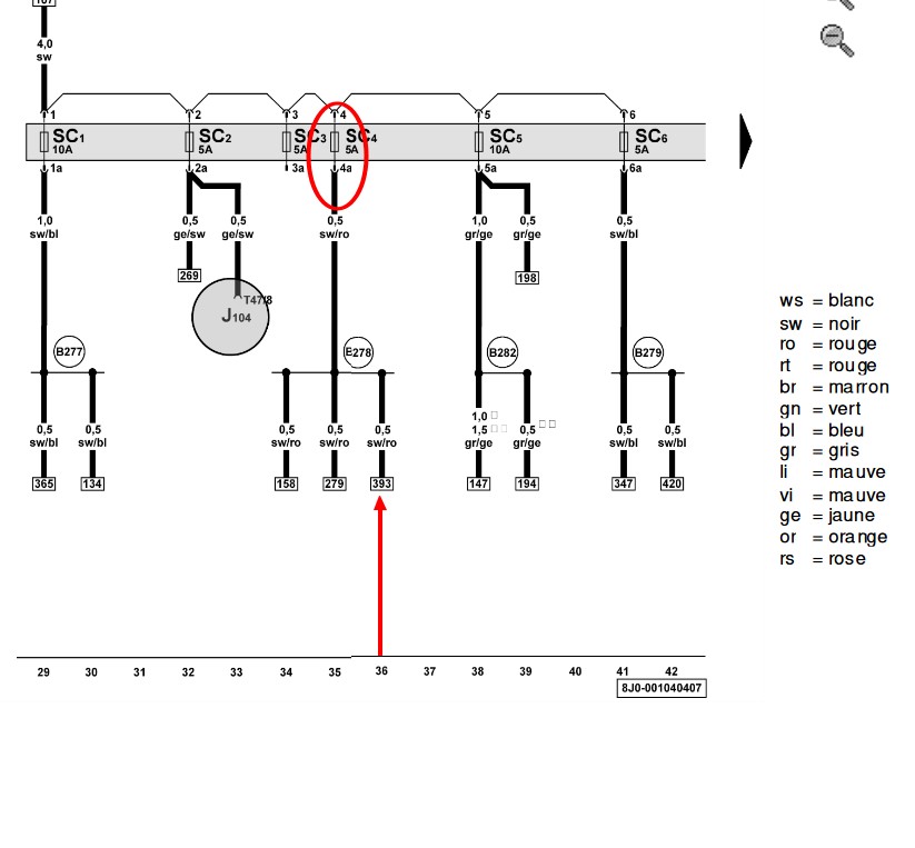 NOUVEAU SUR LE FORUM / RECHERCHE DE SHEMA ELECTRIQUE AUDI TT MK2 Compte11