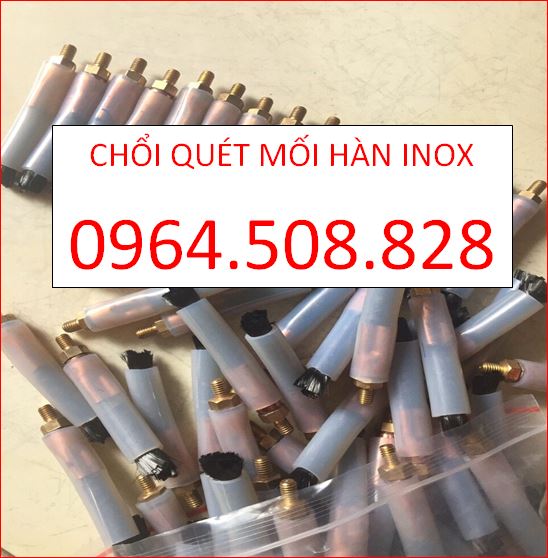 Toàn quốc - Chổi tẩy mối hàn inox điện hóa và dung dịch tẩy mối hàn giá cả hợp lí, vận chuyển toàn quốc. Enh_457