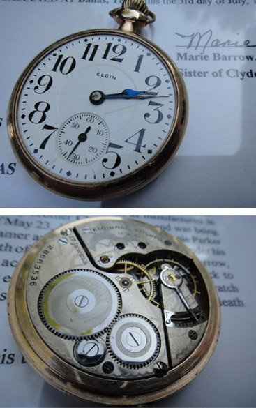 La montre de Clyde Barrow mise en vente le 30 septembre prochain  Watch11