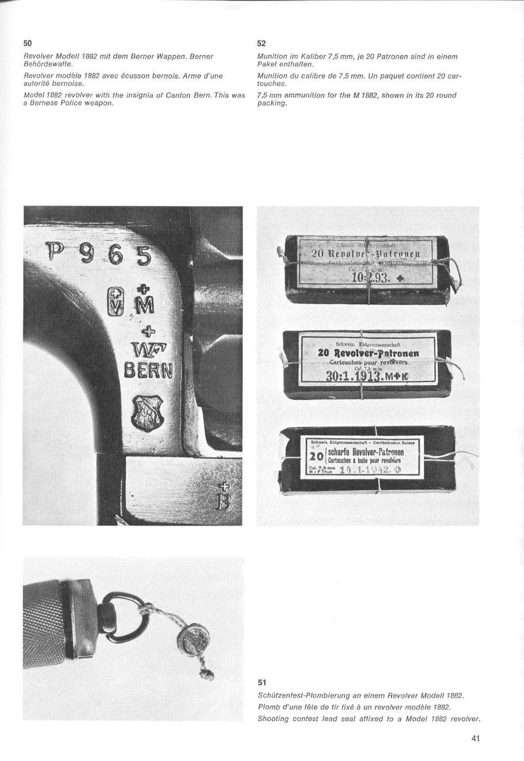 revolver SR 1882 et SR 1882-29, demande de renseignements 4110