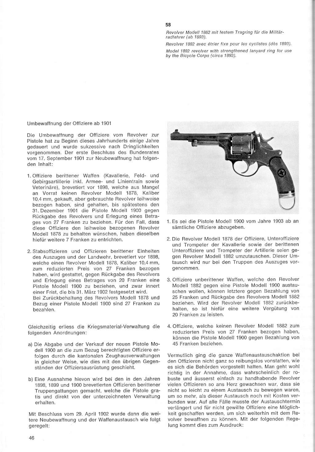 revolver SR 1882 et SR 1882-29, demande de renseignements 4610
