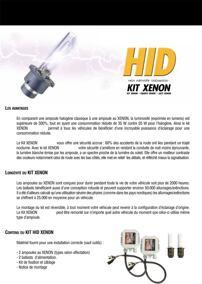 Les Kits Xenon HID expliqués dans le détail Hid-210