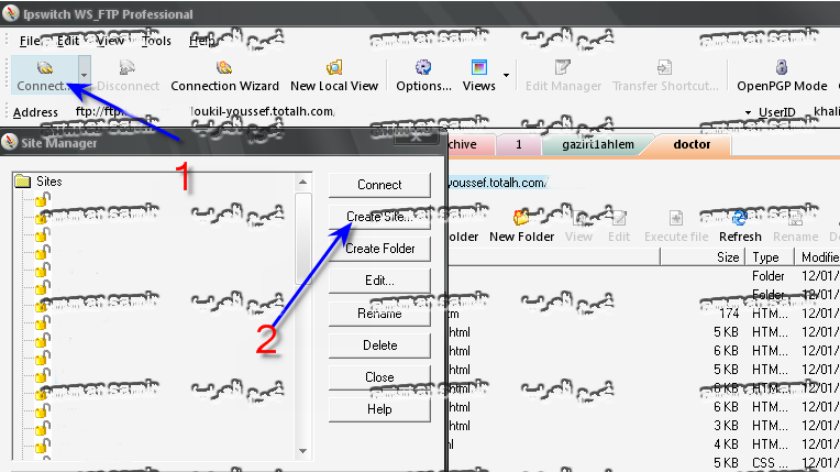 شرح كيف الدخول الى السيرفر ftp حصري 1110