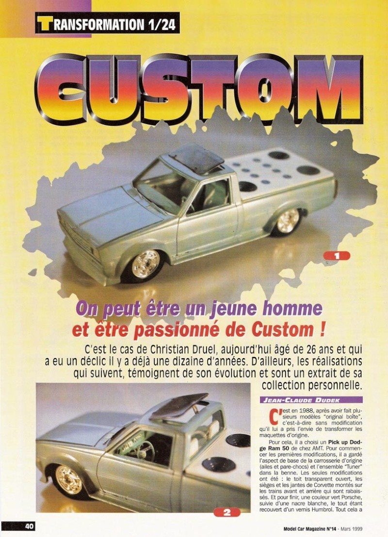 Article Model Car Magazine : BUBAR'S Customs Custom10