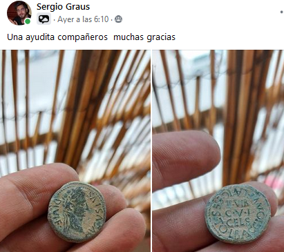 Precaución: monedas que al quitar tierra te llevas material Serg10