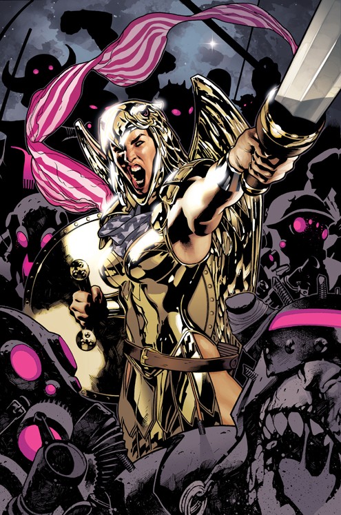 COVER GIRLS OF THR DC UNIVERSE : WONDER WOMAN ( ARMORED) Wonder13