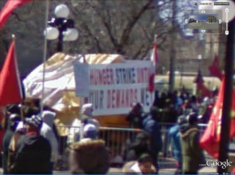 STREET VIEW: les manifestations dans le Monde vues de la caméra des "Google Cars" Zoom11