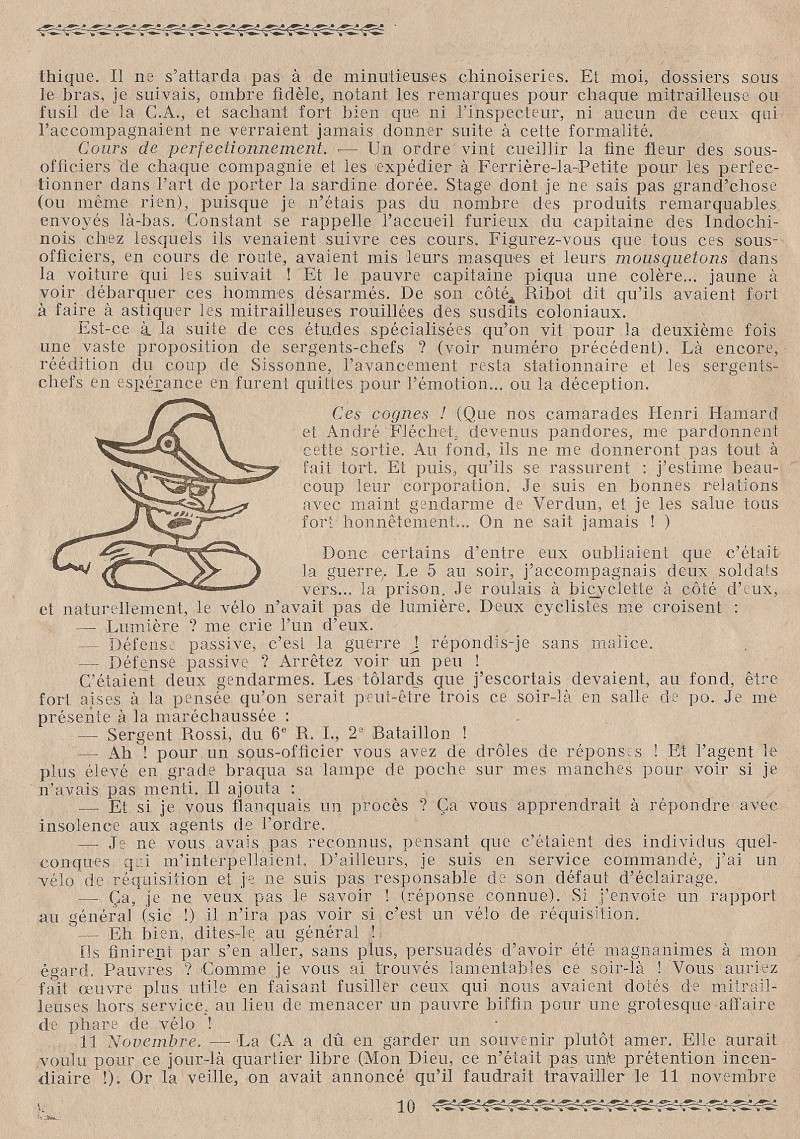   6e RI - L'épopée du 6ème RI  (pendant la drôle de guerre) Numar252