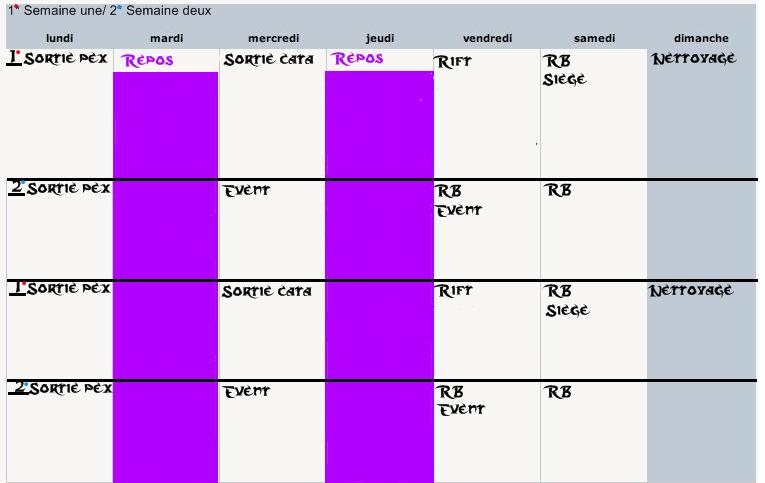 {Calendrier du clan} Planin10