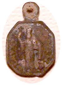 medalla con la cruz de caravaca 110