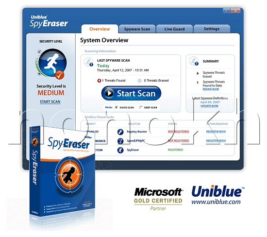 Anti-Spyware / Uniblue Spy Eraser v2.0.1.1530 44652_10