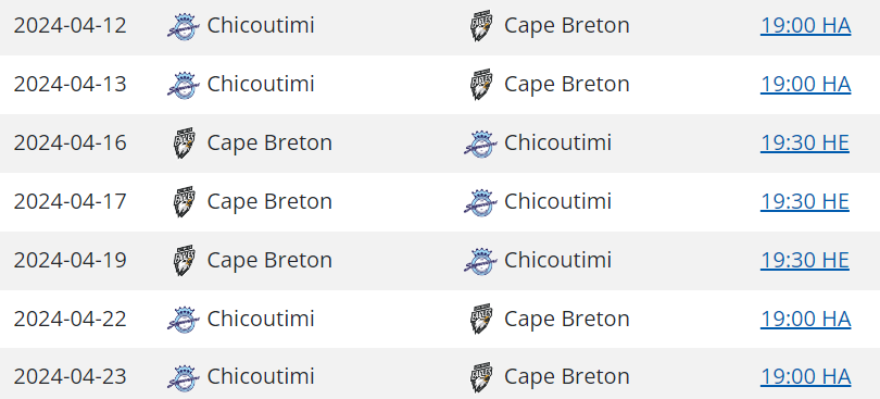 1/4 finale Chicoutimi vs Cap Breton Captur41
