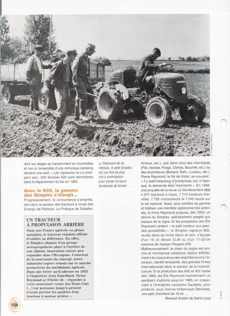 REYMOND SIMPLEX : les tracteurs et autres mototreuils - Page 3 Tracte13