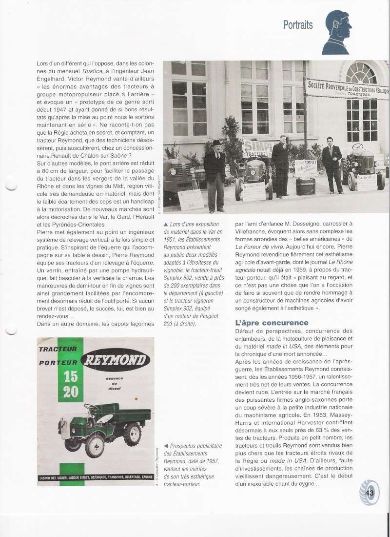 REYMOND SIMPLEX : les tracteurs et autres mototreuils - Page 3 Tracte14