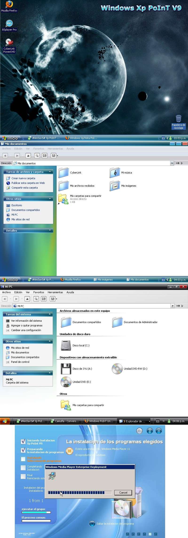 Windows XP PoInT v9.0 + HDD SATA Screen10
