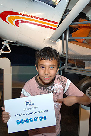 espace enfant - Musée de l'Air et d'Espace : Ouverture de l'espace enfant PLANETE PILOTE Planet10