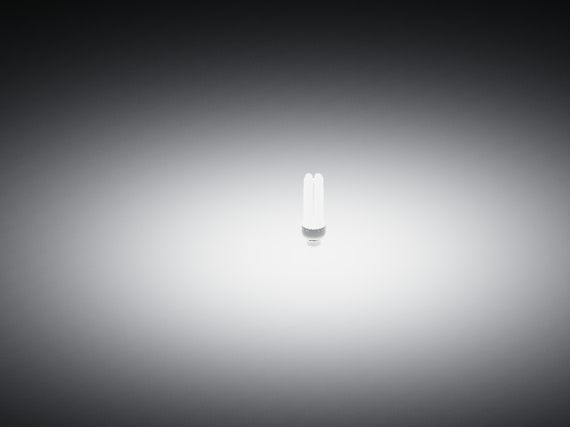 [練習]省電燈泡 3D建模及燈光材質範例 00411