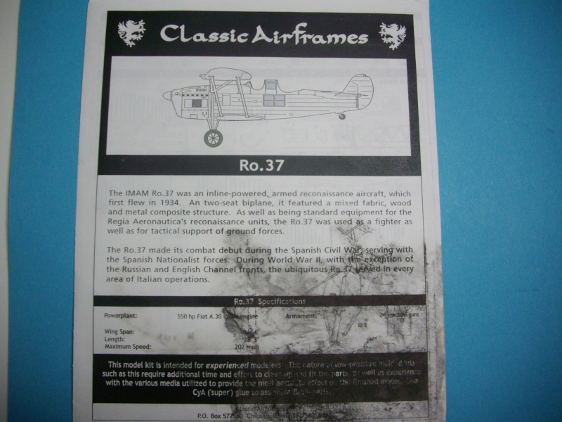 IMAN Ro37 et Ro37bis [Classic airframes] 1/48 Imgp2319